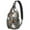 Halloween Cute Ghosts, variant on Sling Backpack,Halloween Cute Ghosts Pattern Sling Bag with Water Bottle Holder,Waterproof Sling Bag for Men/Women with Headphone Jack for Hiking,Travel