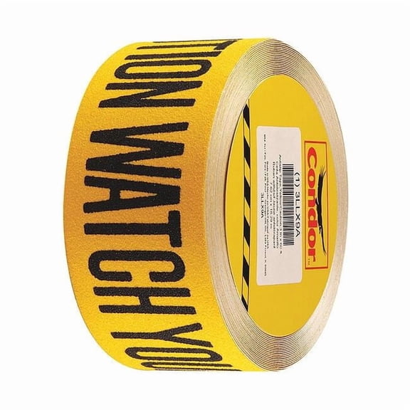 Condor Anti-Slip Tape,Black/Yellow,3in x 60 ft. GRAN13520