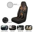 thumbnail image 6 of Yuyamidu Deer Car Seat Covers Full Set of 2 Pcs American Flag Auto Front Seat Covers Waterproof Vehicle Interior Accessories, 4th of July, 6 of 7