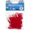 Stretch Band Bracelet Loops 300/Pkg W/12 Clips-Red