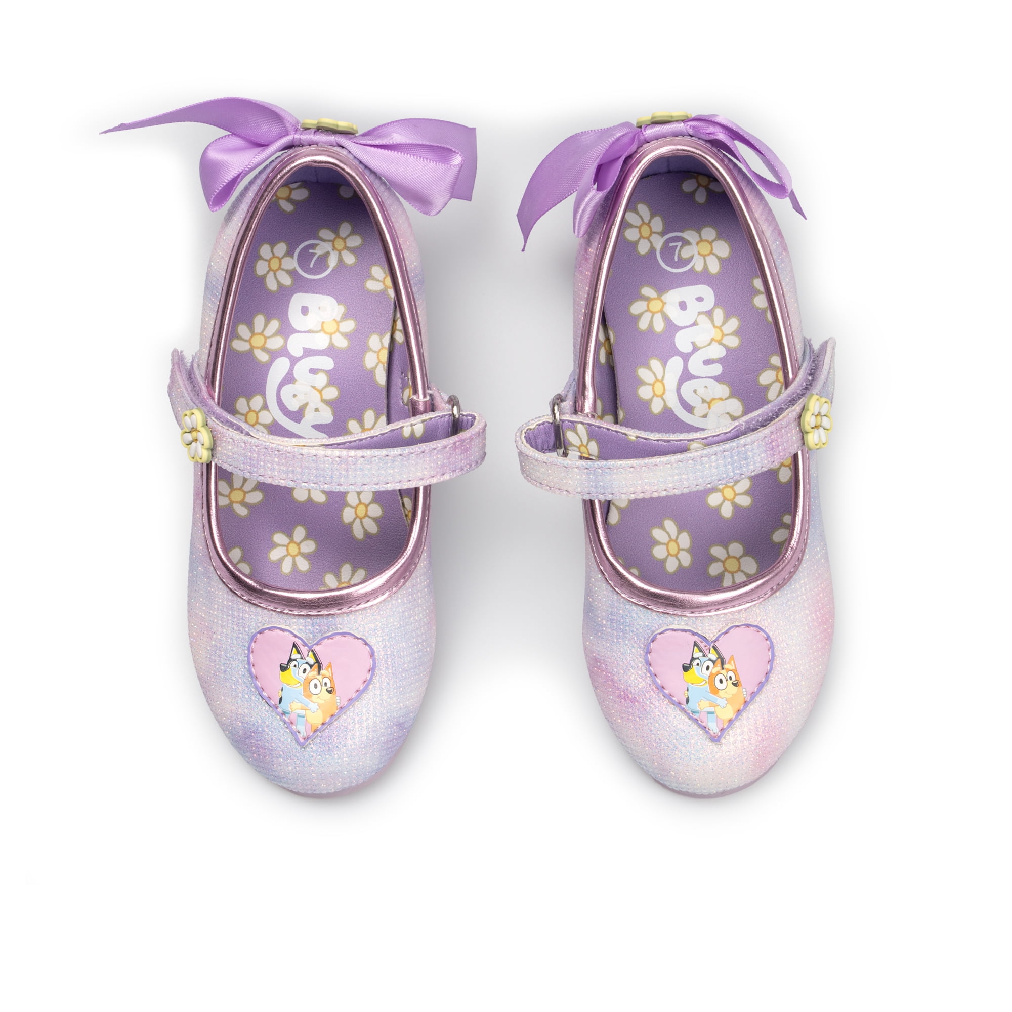 Bluey Toddler Girl Low Heel Dress Up Shoes