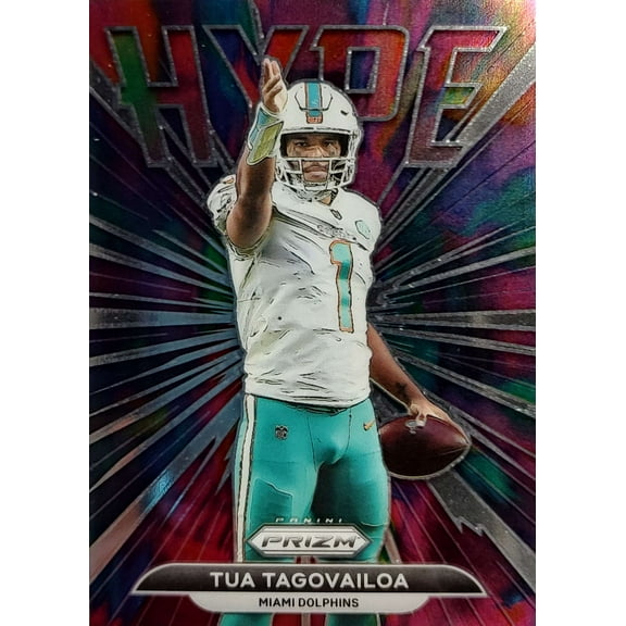 NFL 2021 Panini Prizm Football   Tua Tagovailoa Trading Card H-3 (Hype)