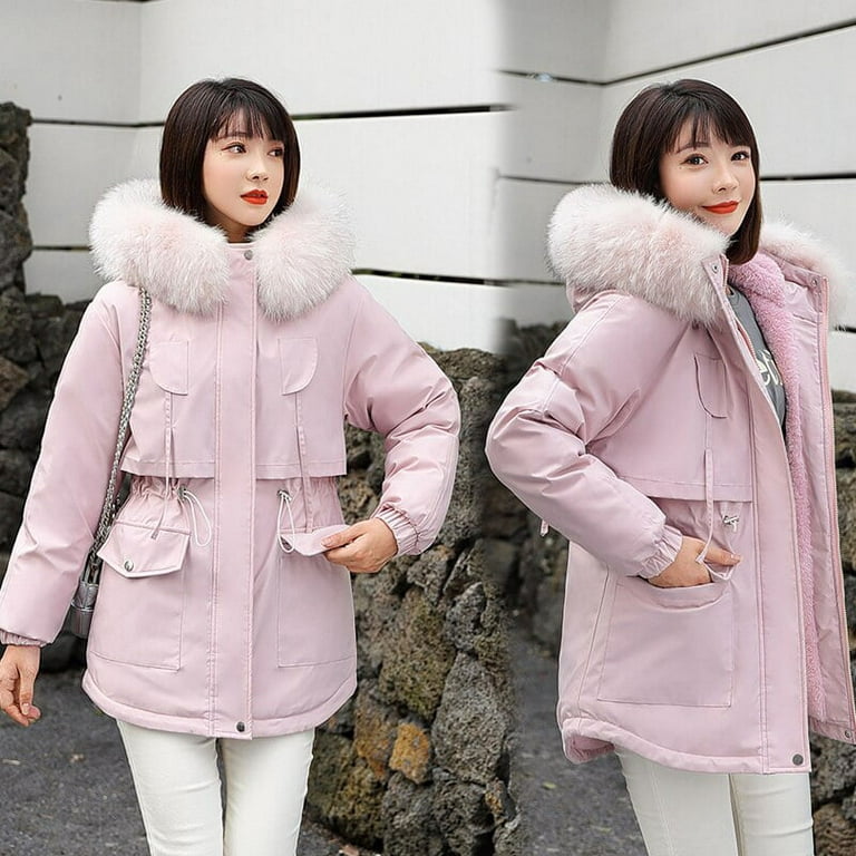 DanceeMangoo Winter Jacket Women Clothing Korean Hooded Short Coat Women  Casual Parkas Loose Cotton Coats and Jackets Abrigos Mujer Invierno