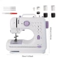 thumbnail image 4 of Portable Sewing Machine with 12 Stitches for Beginners, Mini Sewing Kit White for Crafts, 4 of 8