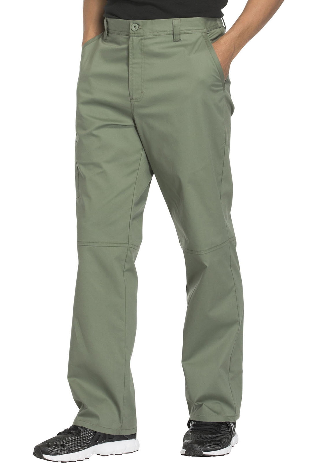 Scrubs Cherokee Workwear Mens Fly Front Short Pant WW140S WIN Wine FREE Shipping 