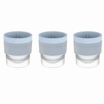 Ice Ball Maker Mold 3PCS Stackable - Large 2.4 Inch Round Sphere Ice Cube Molds for , Cocktails, Bourbon & Drinks - Food Grade Silicone with Lid Easy Release