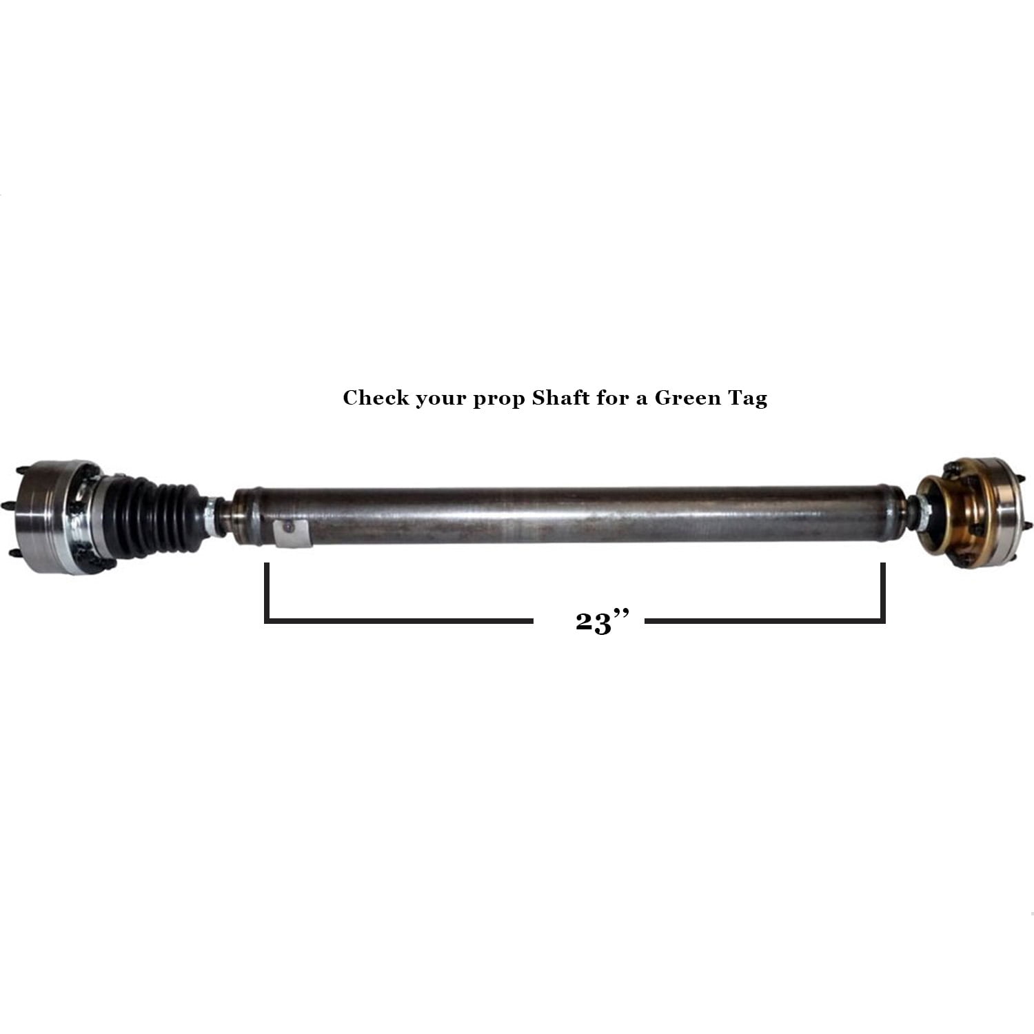 Detroit Axle 4WD 23" Front Drive Shaft Replacement for Jeep Commander