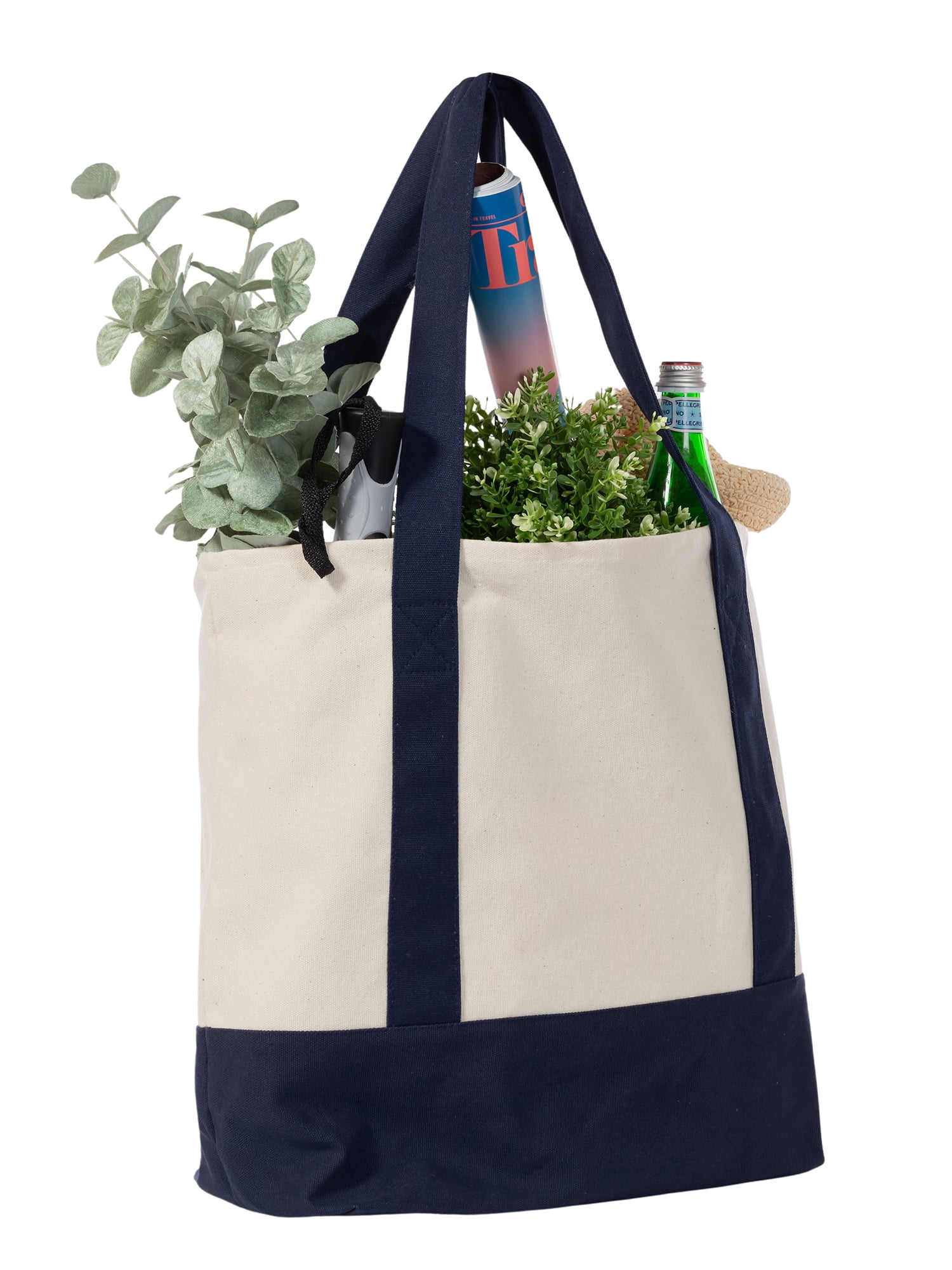 Planet E Canvas Tote Bag, Reusable Grocery Bag, Shopping Bag Eco-Friendly