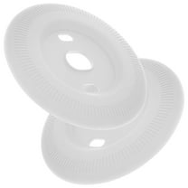 HOMOBABE Thermostat Cover 2Pcs for Wall Decor White 11.8x11.8x0.4in