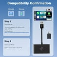 thumbnail image 6 of Wireless CarPlay Adapter for iPhone, CarPlay Wireless Adapter Convert Factory Wired CarPlay to Wireless CarPlay for Audi/VW/Skoda/Hyundai/Volvo/Renault, Supports iOS 13+, 5Ghz WiFi, 6 of 8