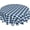 F, variant on Round Fitted Tablecloth 52 Inch, Blue Jeans Gingham Fitted Round Table Cover Fitted Table Cover Wipeable Table Covers Kitchen Tablecloths for Restaurant, Picnic, Indoor and Outdoor Dining