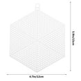 thumbnail image 2 of FOMIYES 10Pcs White Hexagon Mesh Plastic Sheets for Cross-stitch and Yarn Crafting Artists, 2 of 8
