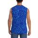 thumbnail image 4 of Fotbe Blue Circles Mosaic Men's Camiseta sin Mangas Estampada para Hombres, Playera Casual para Gimnasio, Entrenamiento, Playa-XX-Large, 4 of 7
