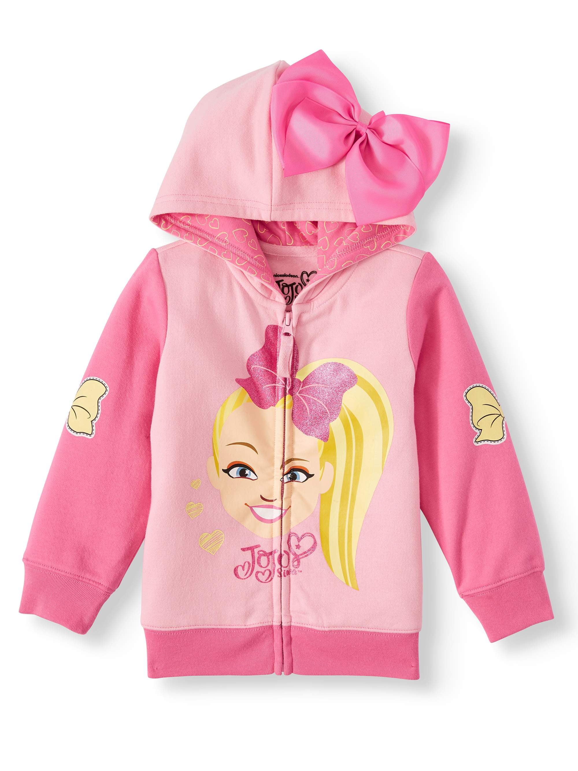 JoJo Siwa - Jojo Siwa Toddler Girls Costume Zip Hoodie Sweatshirt (2T