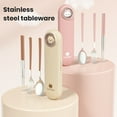 thumbnail image 3 of Stainless Steel Spoon Fork Chopsticks Set (3Pcs) - with Storage Box, Food Grade, Dishwasher Safe, Travel Picnic Kitchen Utensil Cutlery Kit, 3 of 7