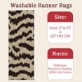 thumbnail image 6 of 2x6 FT Kitchen Runner Rugs Non Skid Washable, Faux Wool Rug Runners for Hallways Bathroom Carpet Runner, Soft Indoor Modern Floor Rug for Entryway Laundry Room, 6 of 11