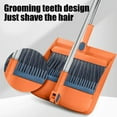 thumbnail image 4 of kkbbma under $5 Brooms And Dustpan, 180 Degree Rotatable Broom and Dustpan Set,Standing Storage Broom Dustpan Combo,Self Cleaning Teeth Broom for Home,Indoor Outdoor Cleaning Tool Set, 4 of 6
