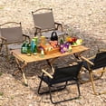 thumbnail image 2 of Silla Camping JShteea Kermit 115 Ergonómica para Barbacoa Exterior (L) Caqui, 2 of 9