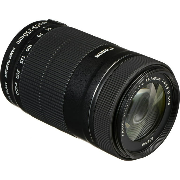 Canon EF-S 55-250mm f/4-5.6 IS STM Telephoto Zoom Lens with Canon EF-S 55-250mm f/4-5.6 IS STM Telephoto Zoom Lens with