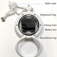 thumbnail image 4 of Waterproof Bathroom Clock Wall Watch Can Be Hung With Towel Wall Clock Desk Clock Dual-purpose Clock-AM, 4 of 5