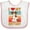 White and Pink, variant on Inktastic Brittany Spaniel Dog Boys or Girls Baby Bib
