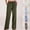 Army Green#1, variant on pstuiky Linen Pants Women, Summer Solid Color Casual Cotton Linen Drawstring Elastic Waist Long Wide Leg Pants Work Pants Hiking Pants Beach Pants for Women Womens Pants
