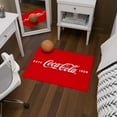 thumbnail image 5 of Ottomanson Coca-Cola Logo Machine Washable Non-Slip Rubberback 2x3 Area Rug, 2'3" x 3', Red, 5 of 7