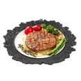 thumbnail image 3 of 12.6 inch Charger Plates,Round Plastic Reef Plate Chargers for Dinner Plates,Wedding,Party Elegant Decoration Place mats, 3 of 22