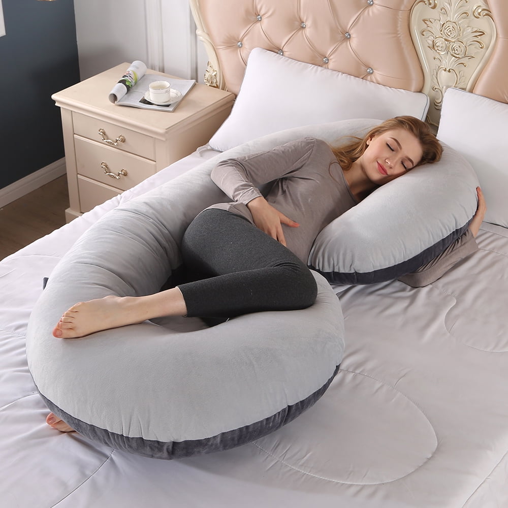 c shaped maternity pillow