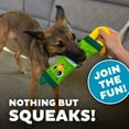 thumbnail image 4 of Outward Hound Fire Biterz Ultra Durable Firehose Material Interactive Dog Toy, Mallard, Medium, 4 of 6