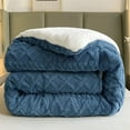 thumbnail image 6 of JMKQLZ Winter Lambswool Quilt Thick Warm Plush Bedding Comforter Bed Blanket Cold Weather Protection Suitable For All Seasons, 6 of 6