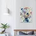 thumbnail image 4 of JEUXUS Flower Pictures Canvas Wall Art Floral Botanical Prints Wildflower Plant Pictures Wall Decor Floral Posters Colorful Watercolor Floral Prints, 4 of 5
