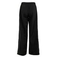thumbnail image 6 of hirigin Women's Casual Trousers Side Stripe Design Waist Drawstring Tie Loose Athleisure Straight Pants, 6 of 9