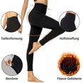 thumbnail image 2 of Mallas con forro para mujer, pantalones de Yoga cálidos de cintura alta con Control Abdominal, mallas para correr para entrenamiento de pérdida de peso en invierno, 2 of 5
