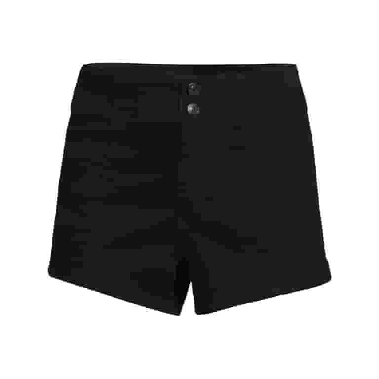 【BAON】Ged Pintuck Short Pants No Boundaries Pintuck Denim Shorts, 3” Inseam, Women's
