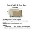thumbnail image 6 of Round Table & Chair Cover for 48"-54" tables with 4-6 High Back Chairs, 40" height; includes umbrella hole, 6 of 6
