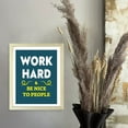 thumbnail image 2 of Designs ByLITA Work Hard & Be Nice To People, 5 x 7 Black Wall Print (Framed) | Motivational Home Decor, 2 of 7