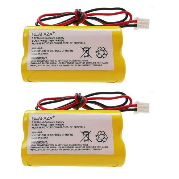 Paquete de baterías de luz de emergencia NEAFAZA 3.6 V 900 mAh AA Ni-Cd