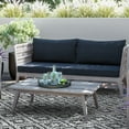 thumbnail image 7 of Santiago 43" Wide Contemporary Outdoor Coffee Table in Distressed Weathered Gray, 7 of 7