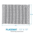 thumbnail image 4 of Split P Coastal Blue Chindi Placemat Set of 4, 4 of 5