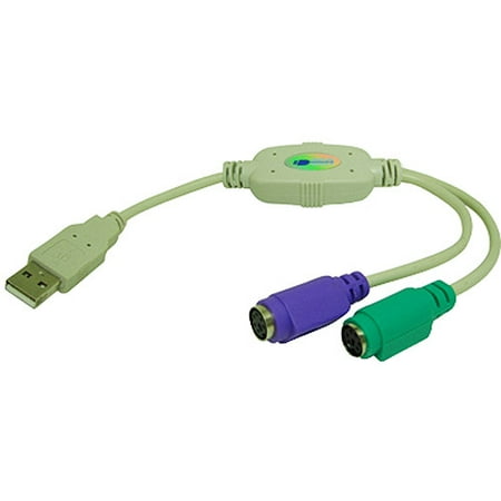 Usb Ps2 Cordless Desktop - Link Depot USB 2.0 to PS/2 Keyboard and Mouse Adapter