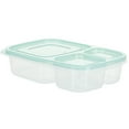 thumbnail image 5 of Lonchera Termica Contenedor de frutas de 3 compartimentos, caja Bento reutilizable para estudiantes (rojo) Likrtyny  Para estrenar, 5 of 5