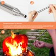 thumbnail image 4 of Kits de herramientas de supervivencia, arrancador de fuego de emergencia de magnesio multiusos y silbato de aluminio y manguera de soplador para senderismo, camping, caza, supervivencia JFHHH pequeña, 4 of 5