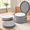 Dinner Plate Case, variant on Platter Storage Hard Shell Stackable Organizer Fits 4 Serving Platters With Felt Dividers