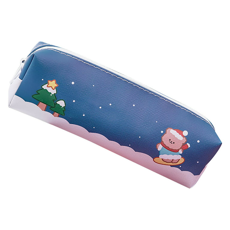 Lermende 2 Pack Pencil Case, Child Gift for for Halloween  Christmas, Marker Organizer Pen Pencil Kawaii Stationary for Student, Clear  Cute Pencil Case Transparent Pen Case For Girl Boy : Arts