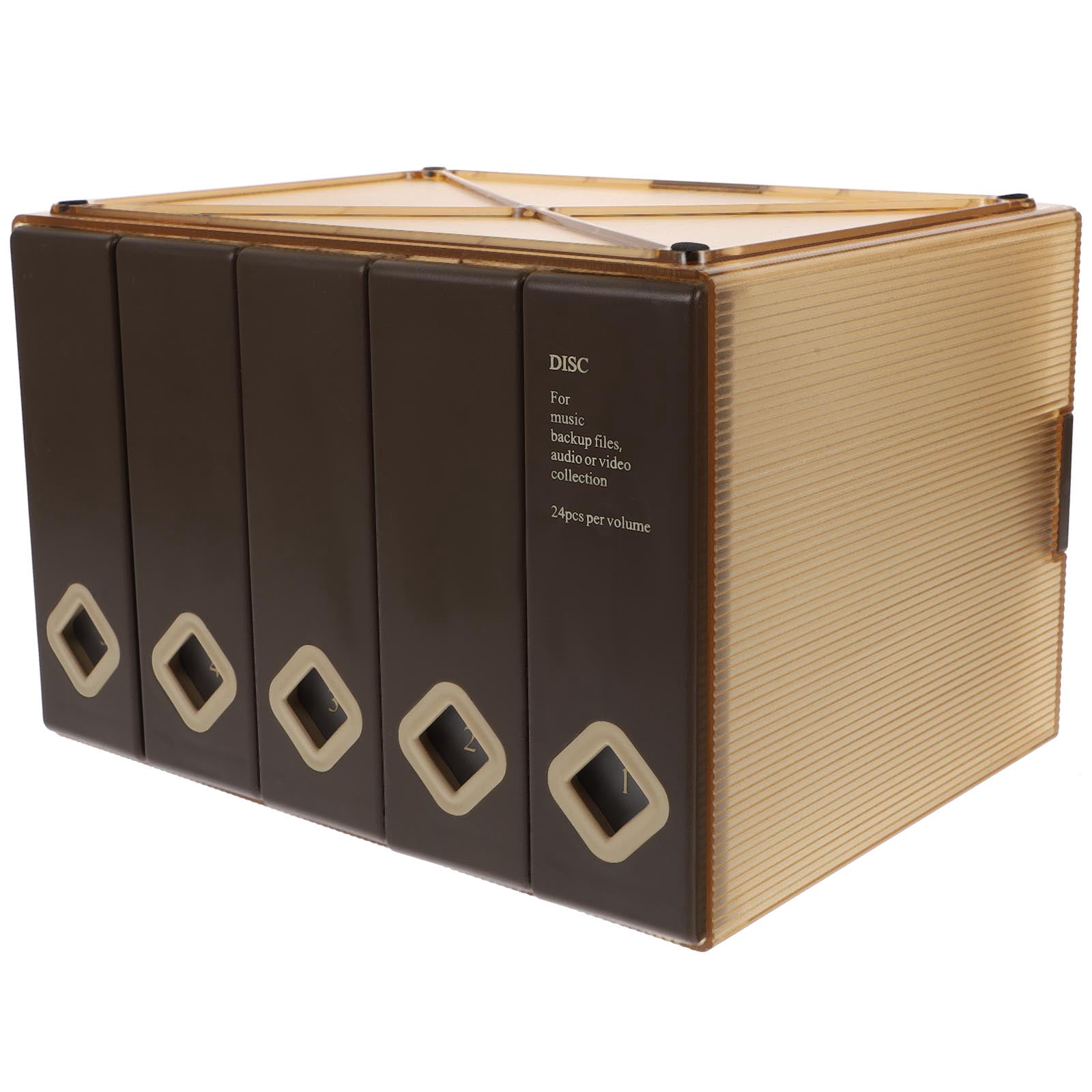 Raindrops  CD Protector Dvd Case Sleeve Storage Box with Lid
