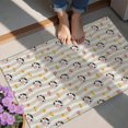 thumbnail image 4 of Beige Cow Flower Pattern Door Rugs,Washable Non Slip Door Mats Indoor,Decorative Door Mats,Entry Mat Indoor for Entrance,Bedroom,Kitchen,Bathroom,20"x32", 4 of 6