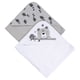 thumbnail image 1 of Gerber Set 2 Toallas con Capucha Bebé 100% Algodón OEKO-TEX Gris 66×76 cm, 1 of 5
