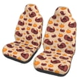 thumbnail image 2 of Haiem Thanksgiving Turkey and Pumpkin Printed Car Seat Covers Set of 2, Universal Fit Car Seat Covers,Protective Seat Covers,Comfortable Car Seat Covers, Easy Installation Seat Covers, 2 of 9
