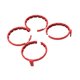 thumbnail image 5 of 4x Propiedades de protección de la protección del hélice de drones de 4X anillos de cubierta de protección de choque completamente cerrada evitan Rojo, 5 of 8